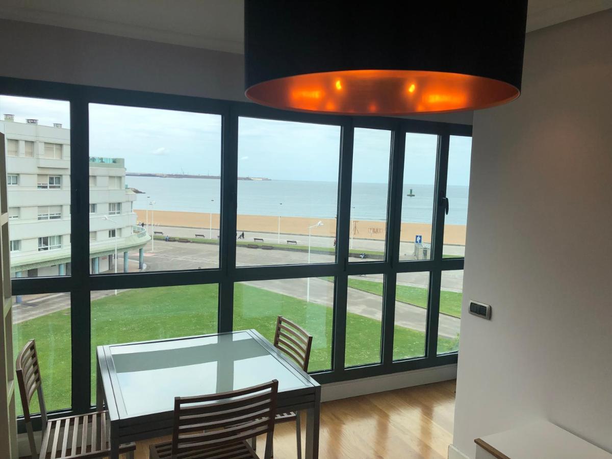 Primera Linea Playa+Parking Gratis Gijon Luaran gambar